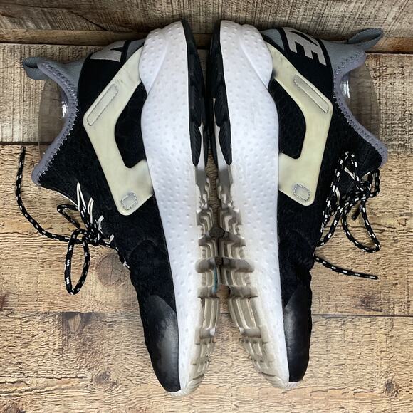 Nike Air Huarache Run Ultra Running Shoes Black Gray Size 7.5 - Picture 5 of 11